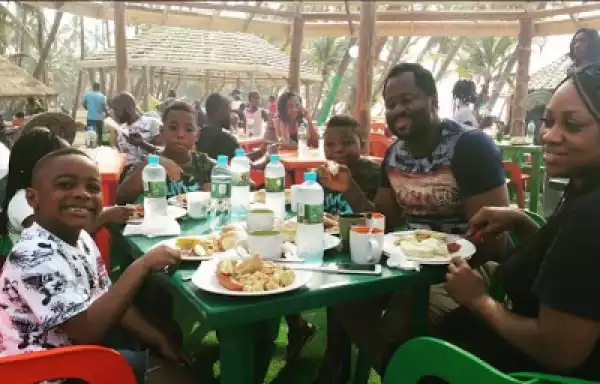 Desmond Elliot shares beautiful photos with his family